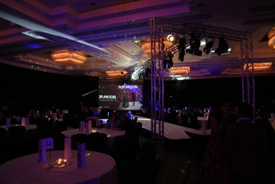 Runway lighting for Top Model