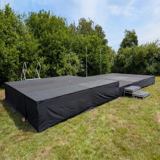 Outdoor stage platform