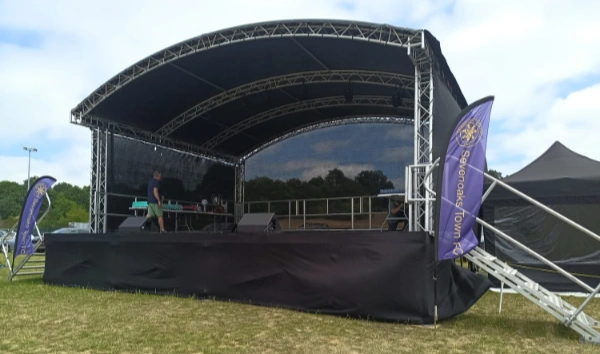 8x6m Eurotruss Arc Roof for hire